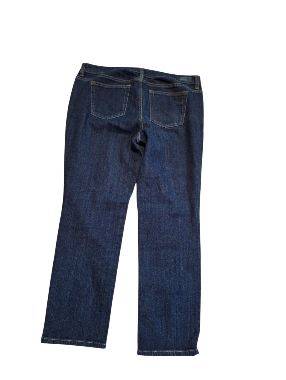 Liz Claiborne Classic Fit Straight Jeans Ladies 12P Preppy Academic Fall Denim